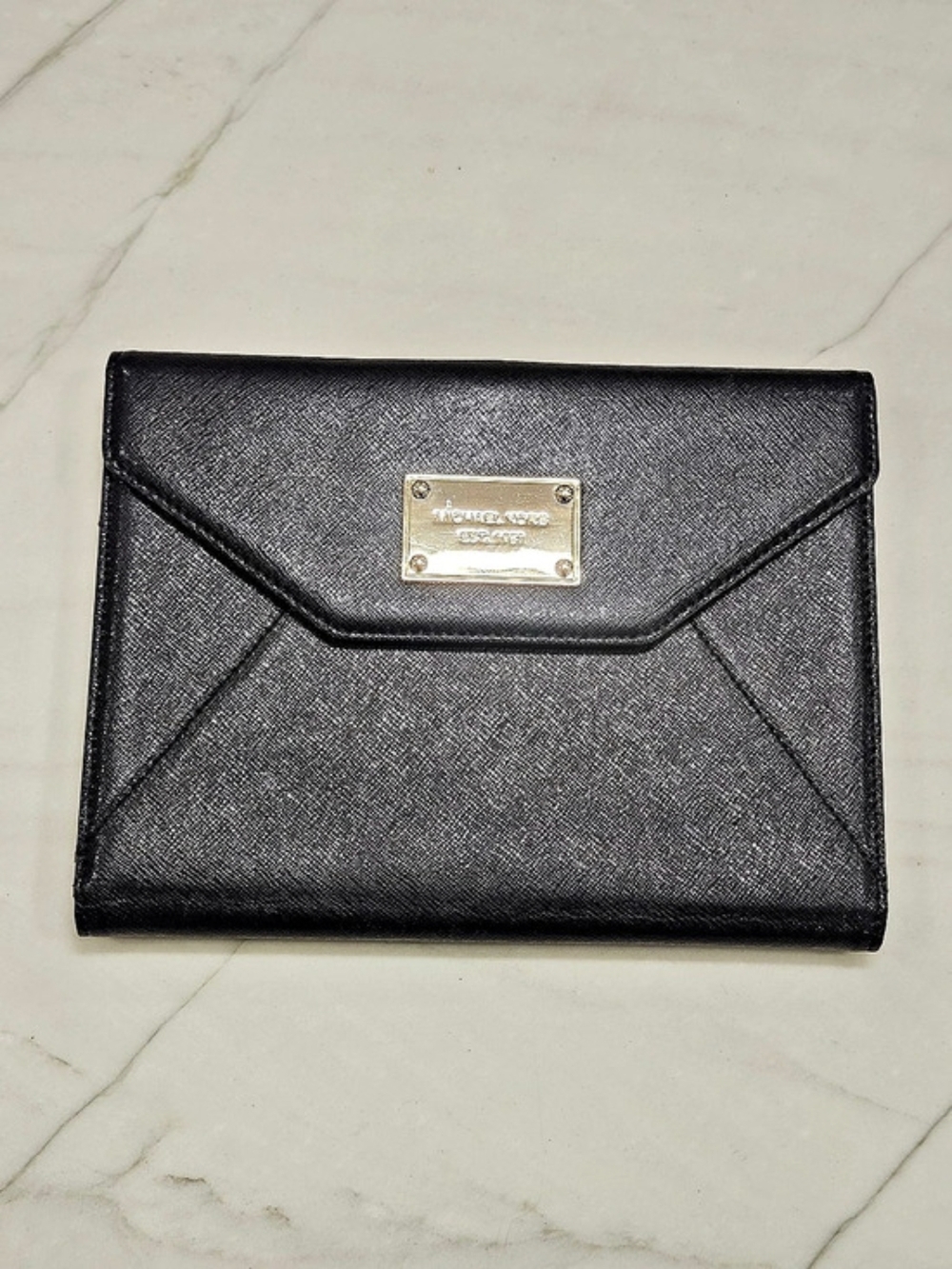 Michael Kors iPad Mini Clutch Leather Tablet Wallet Case Black